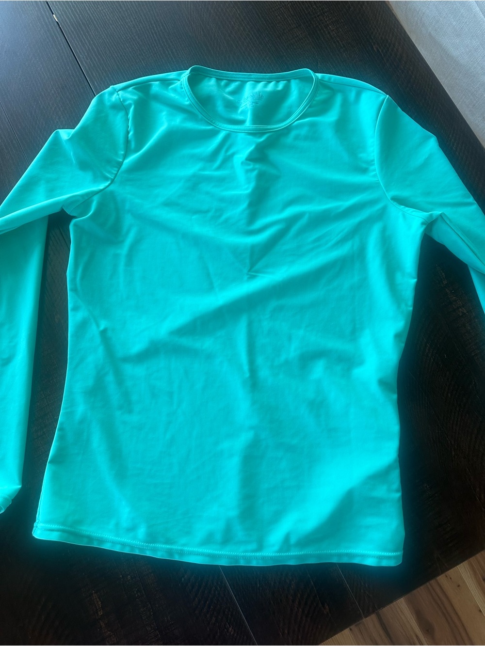 Women’s Long-Sleeve Performance Top in Teal